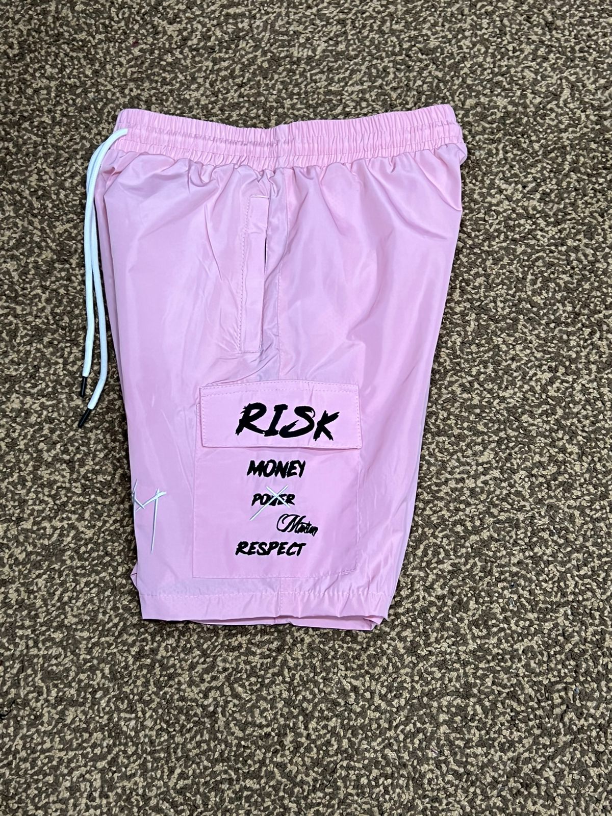 Money-Motion-Respect Windbreaker Shorts