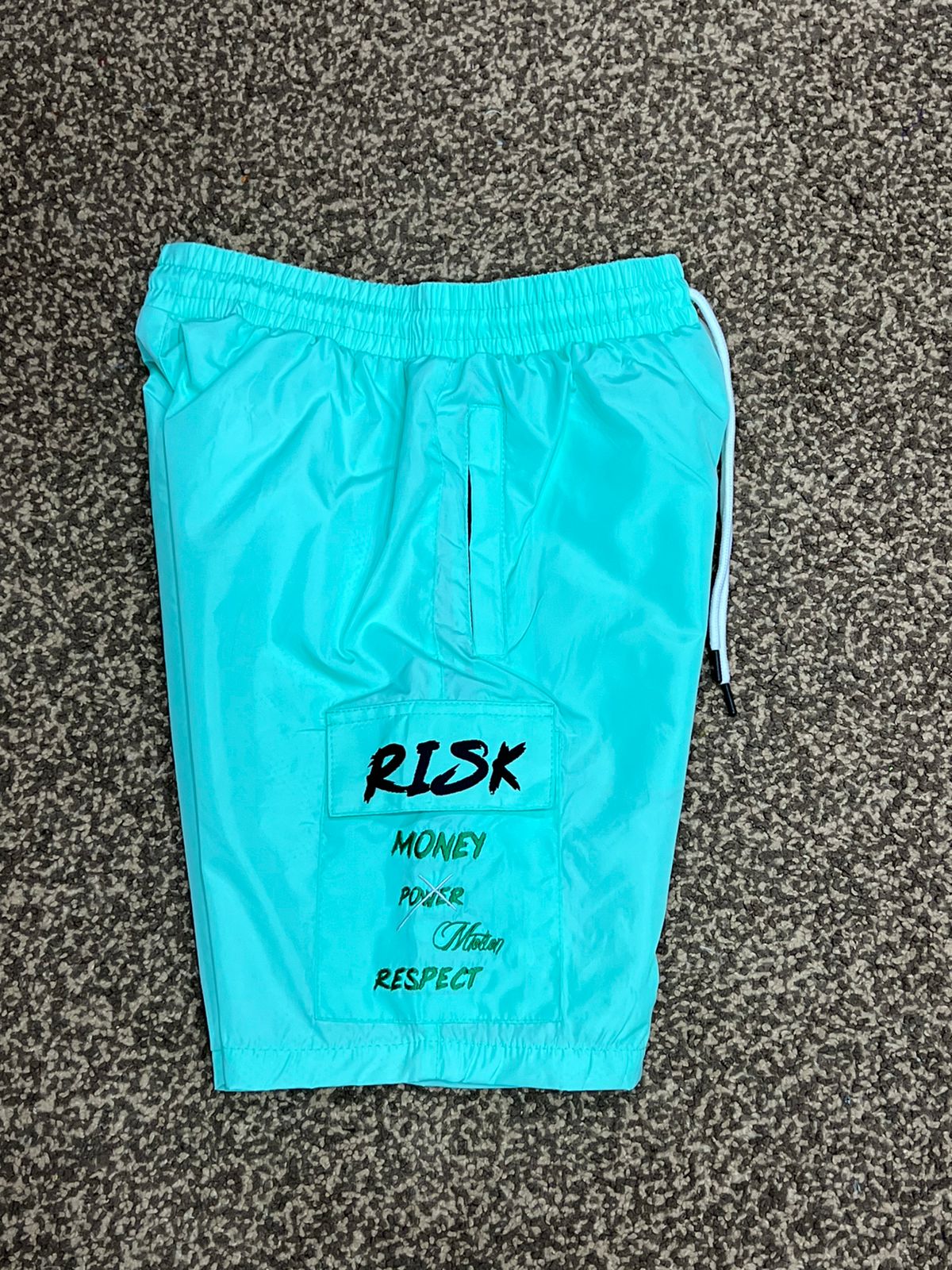 Money-Motion-Respect Windbreaker Shorts