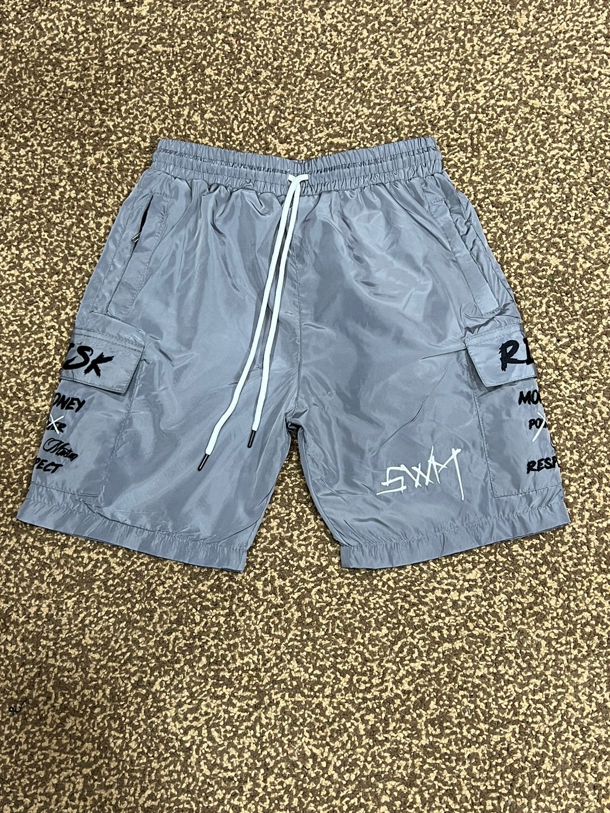 Money-Motion-Respect Windbreaker Shorts