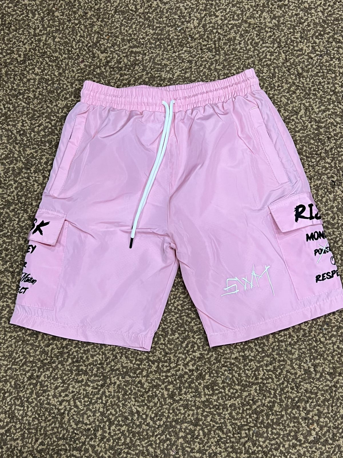 Money-Motion-Respect Windbreaker Shorts