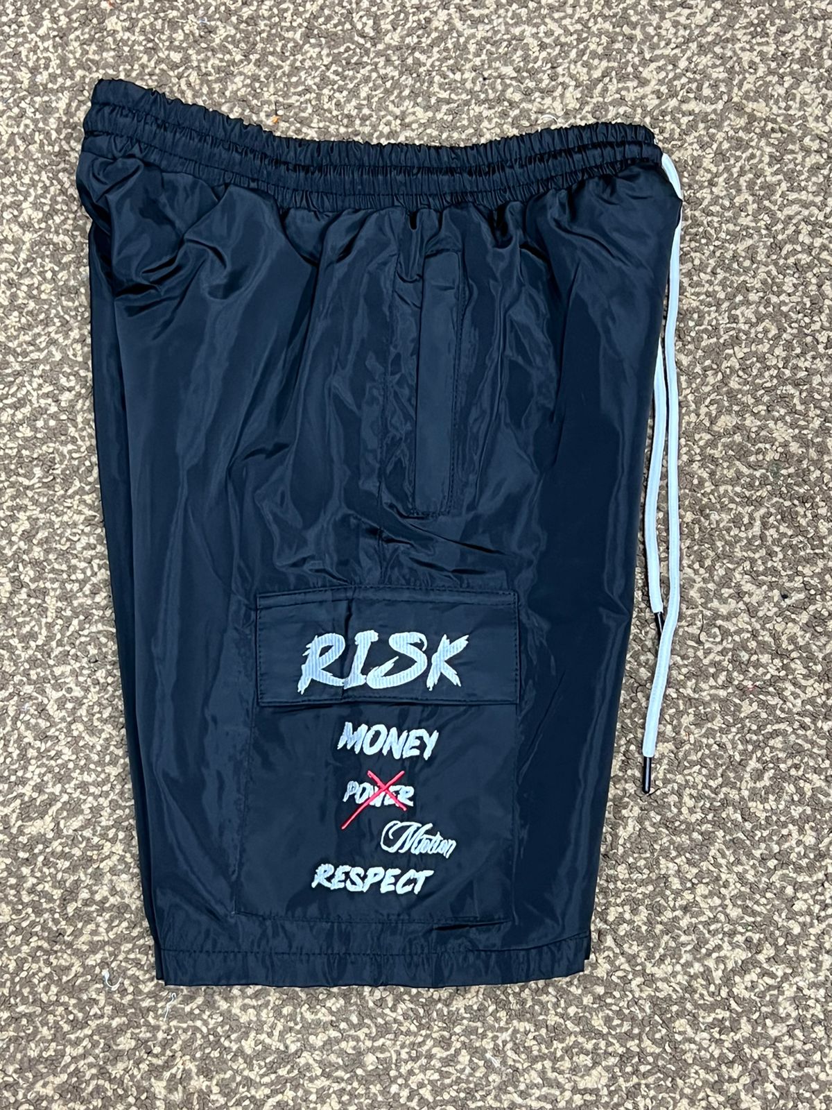 Money-Motion-Respect Windbreaker Shorts