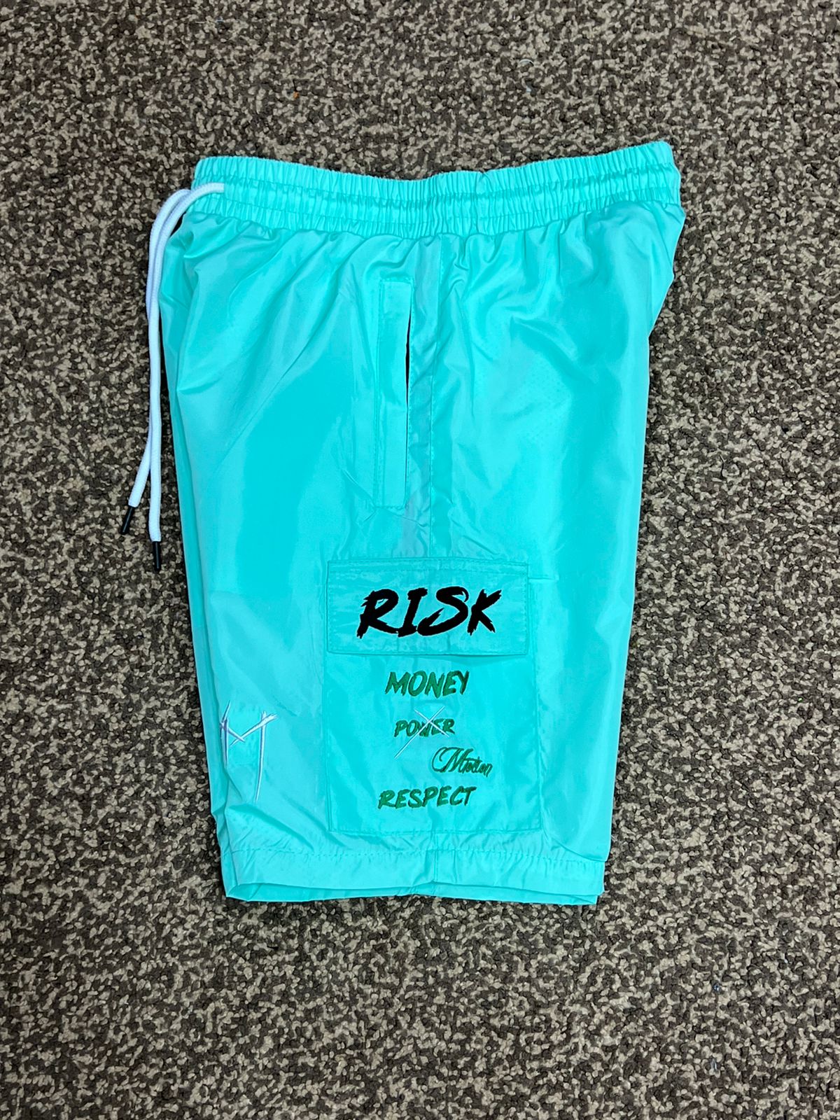 Money-Motion-Respect Windbreaker Shorts