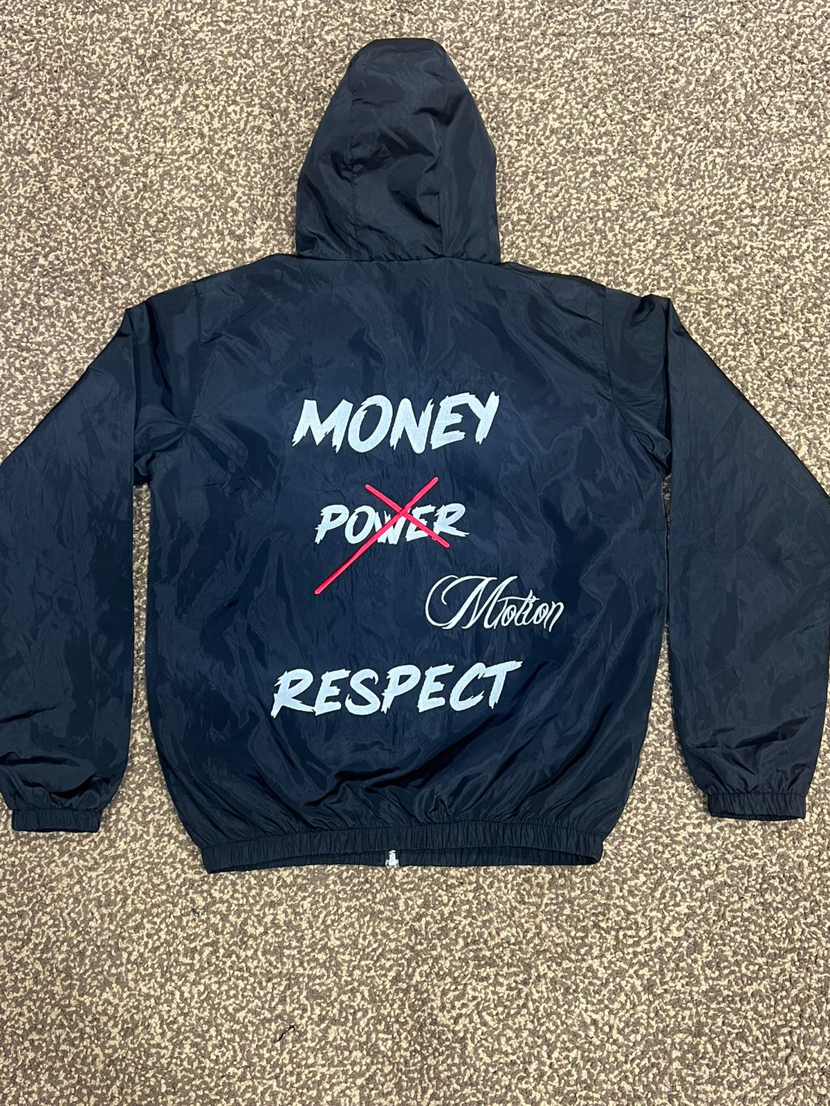 Money-Motion-Respect Windbreaker Hoodies