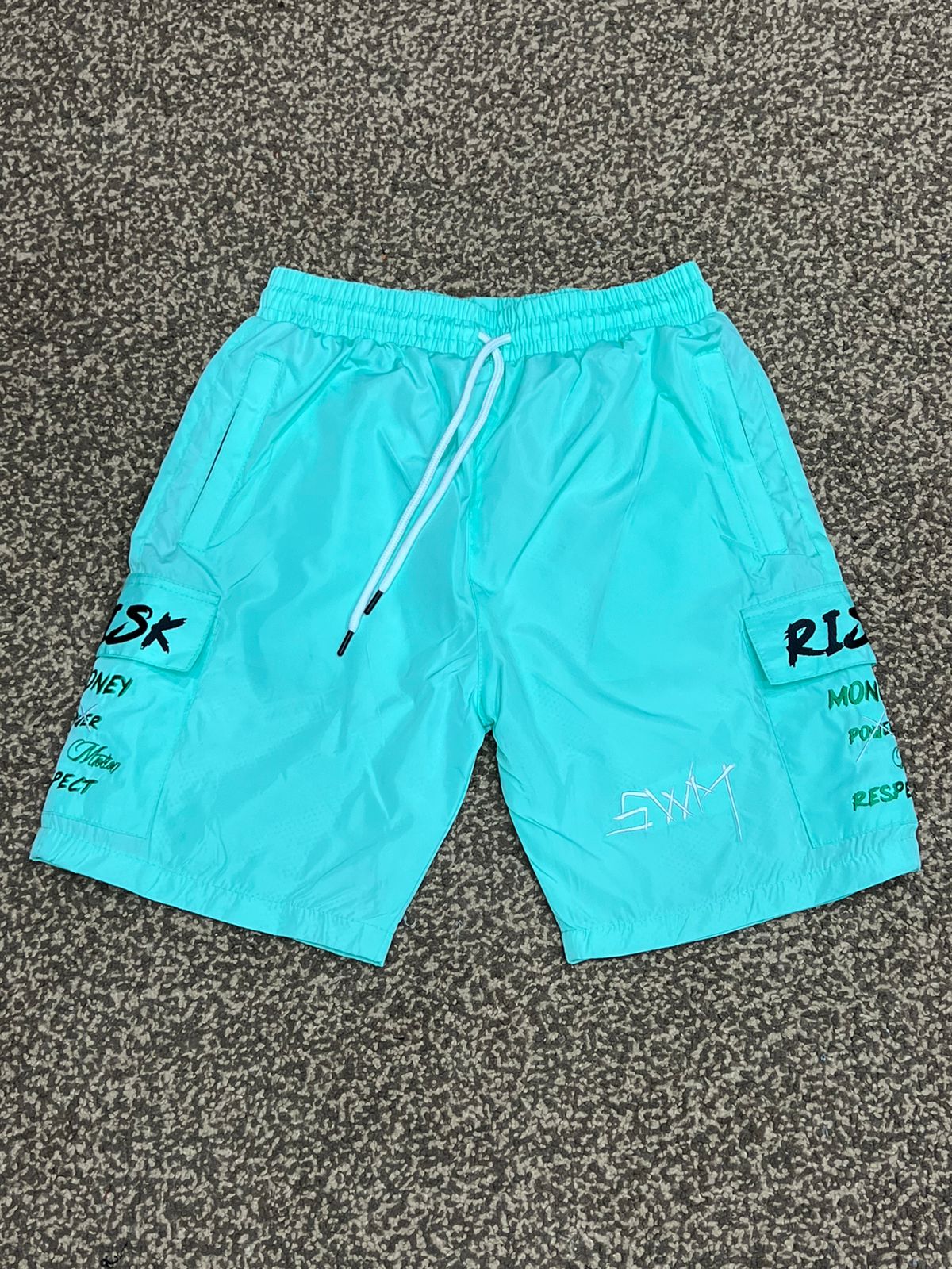 Money-Motion-Respect Windbreaker Shorts