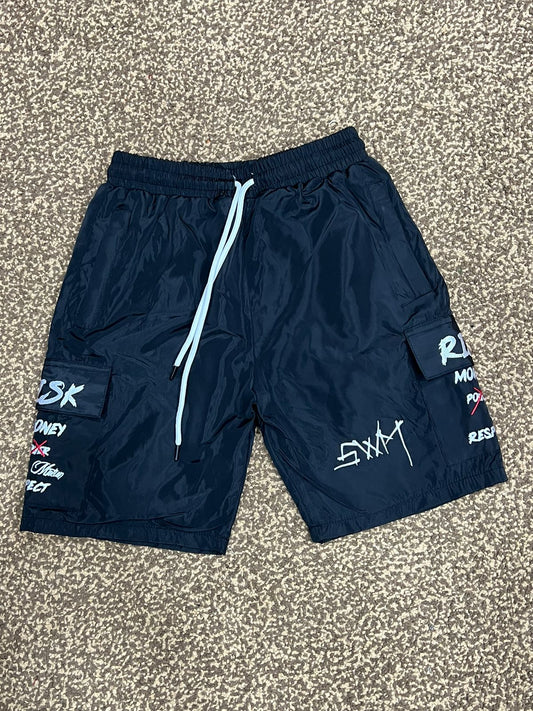 Money-Motion-Respect Windbreaker Shorts